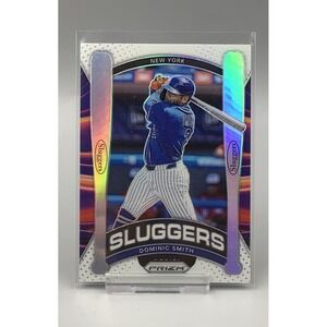 2021‎ Panini Prizm Baseball DOMINIC SMITH #SL7 New York Mets SLUGGERS Holo
